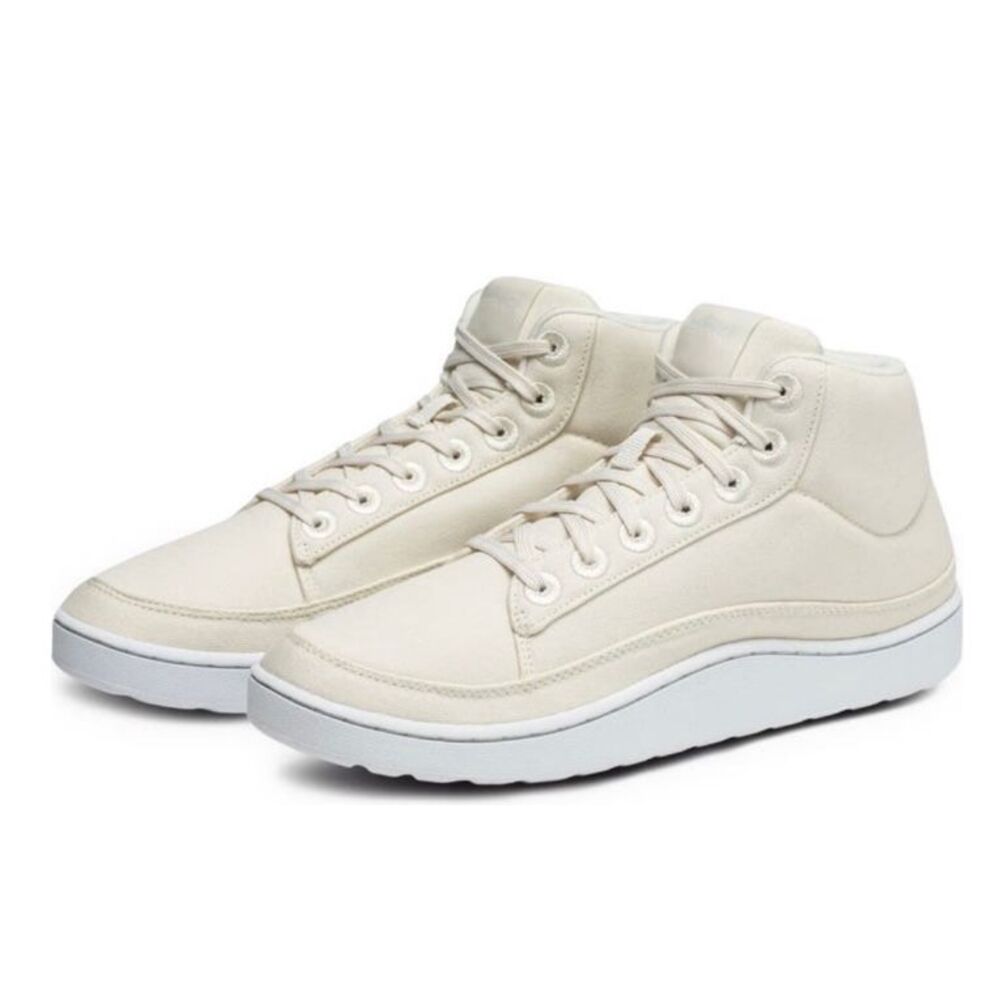 Allbirds Women's Canvas Pacer Mids - Natural White NWOB - Size W10‎ & 40 EUR